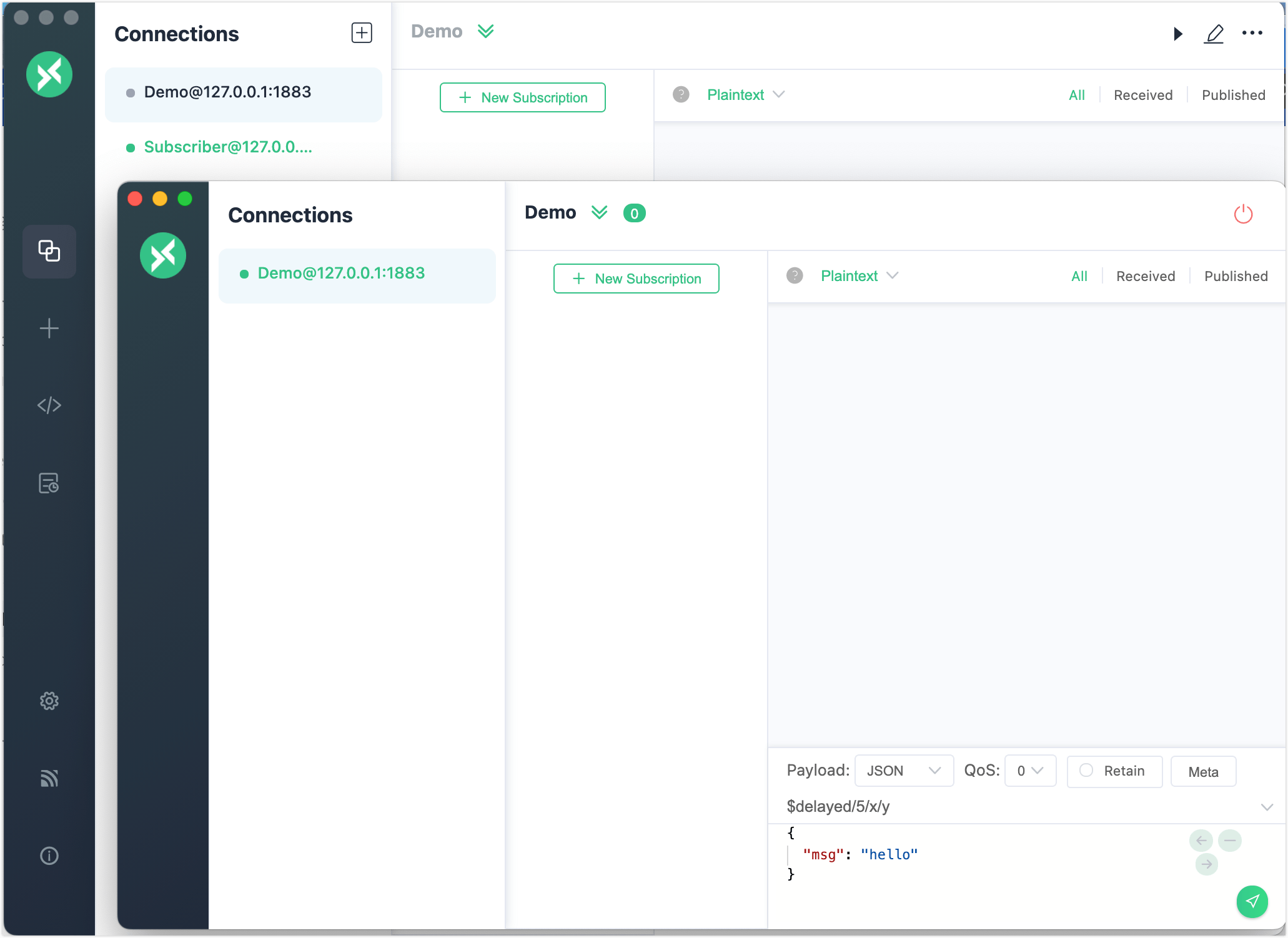 新しいウィンドウを開く