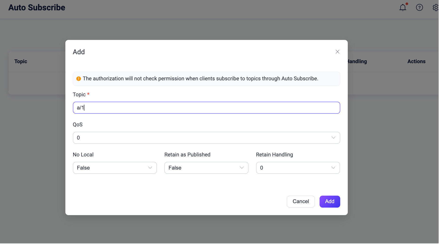 config-auto-subscribe-dashboard