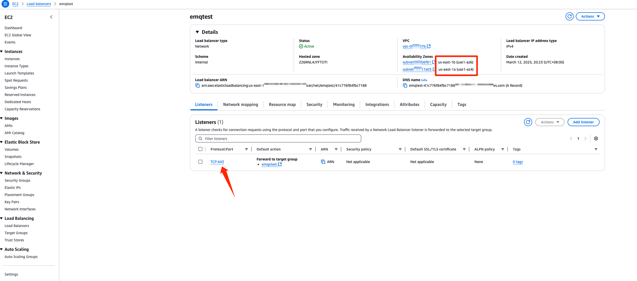 ロードバランサー設定