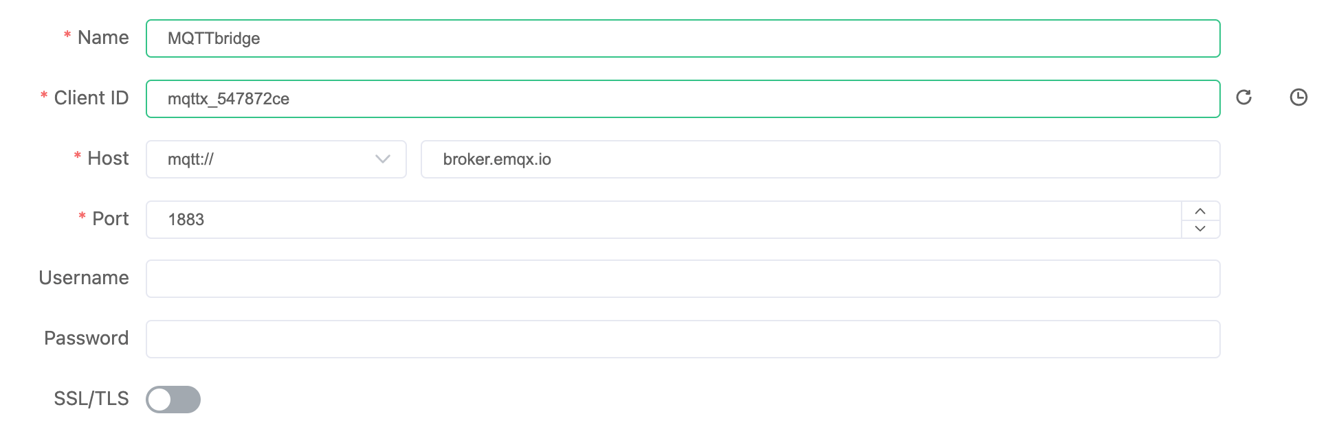 Connect to Public Broker
