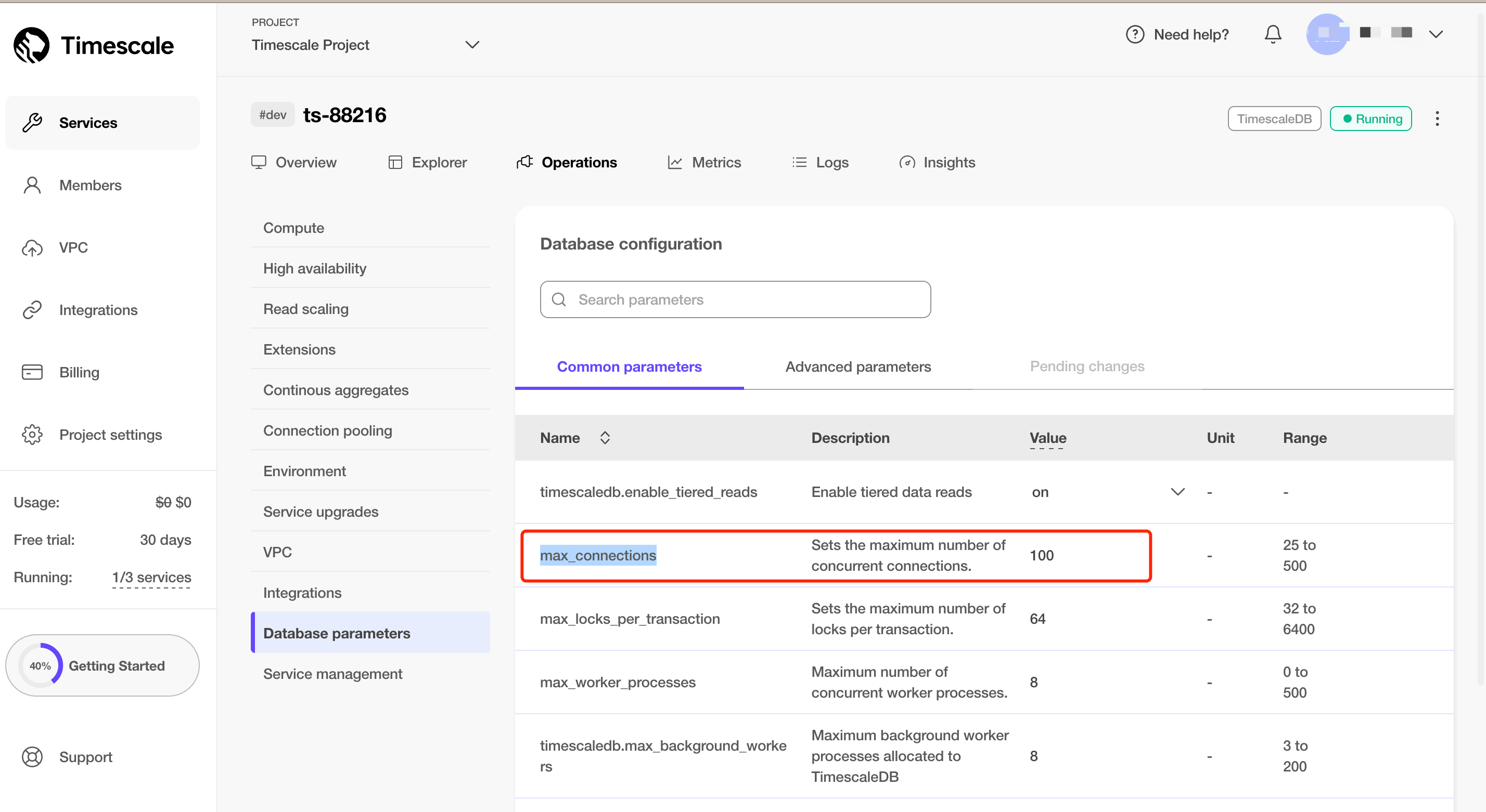 EMQX Cloud Integration TimescaleDB