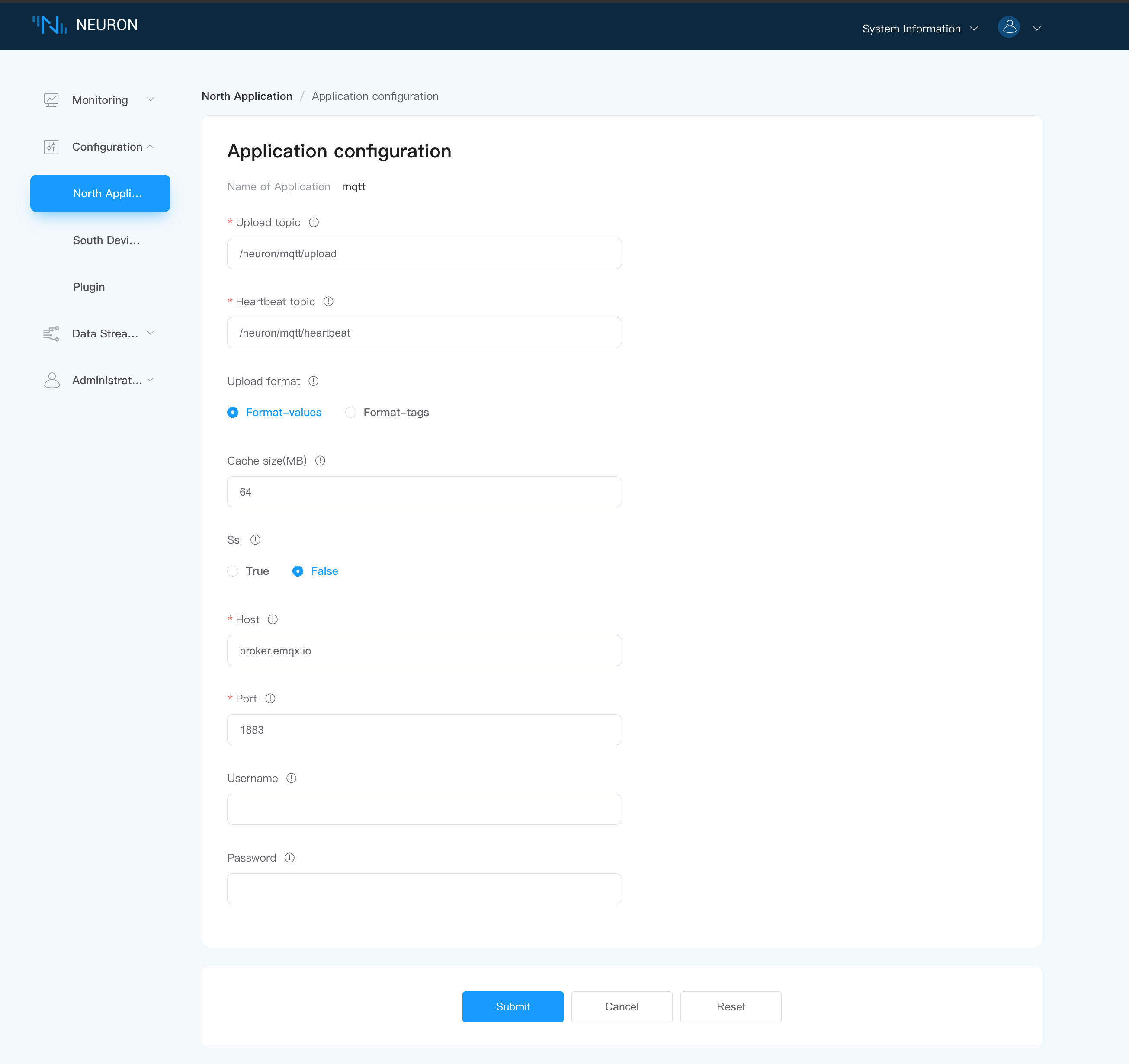 mqtt-config