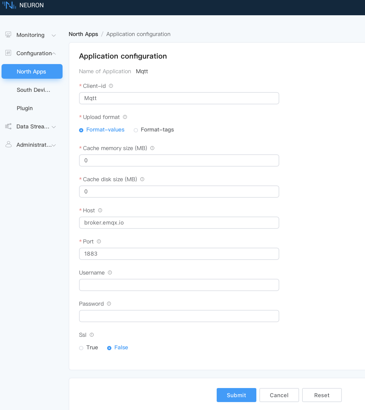 mqtt-config