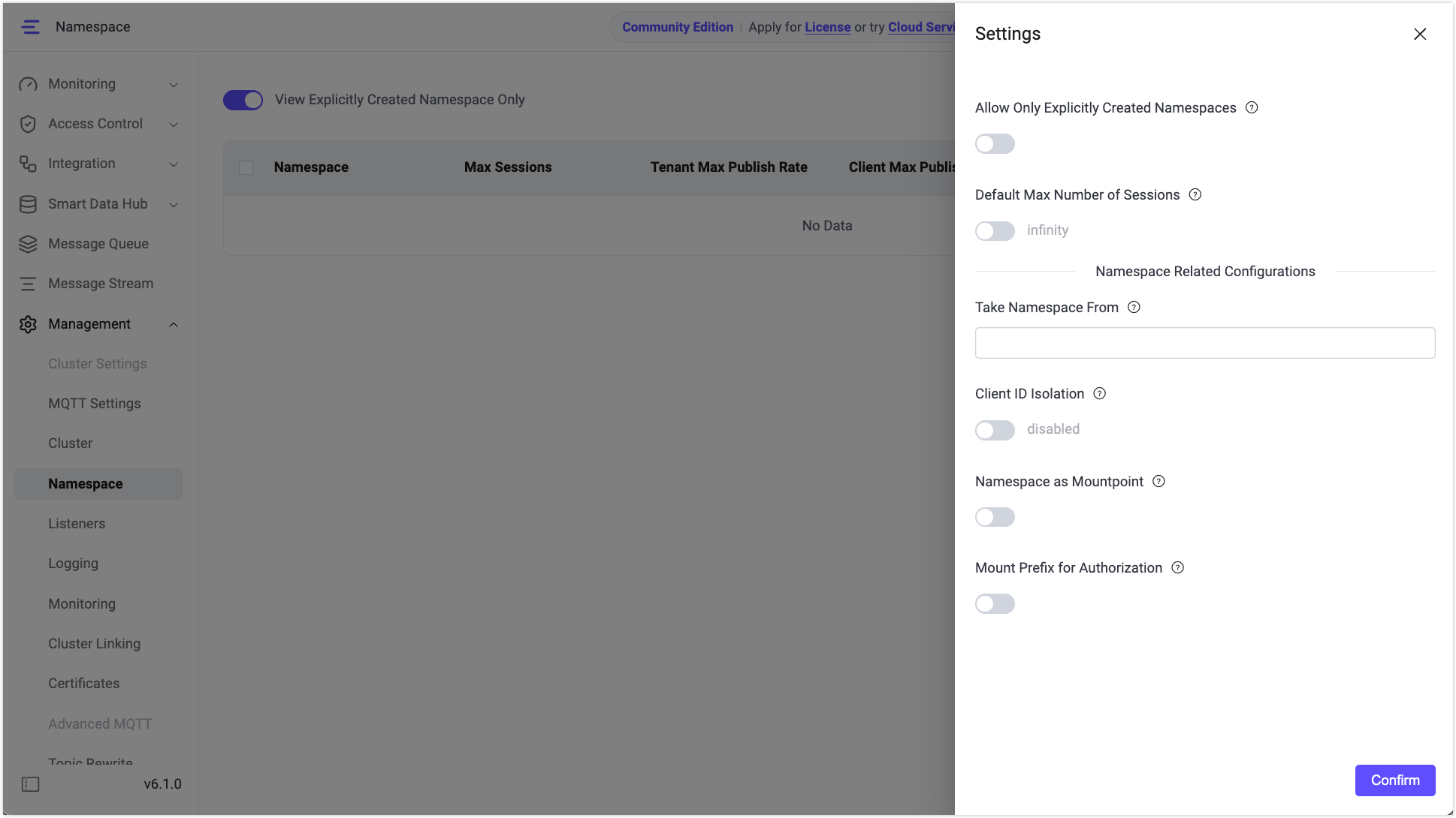 namespace_global_settings