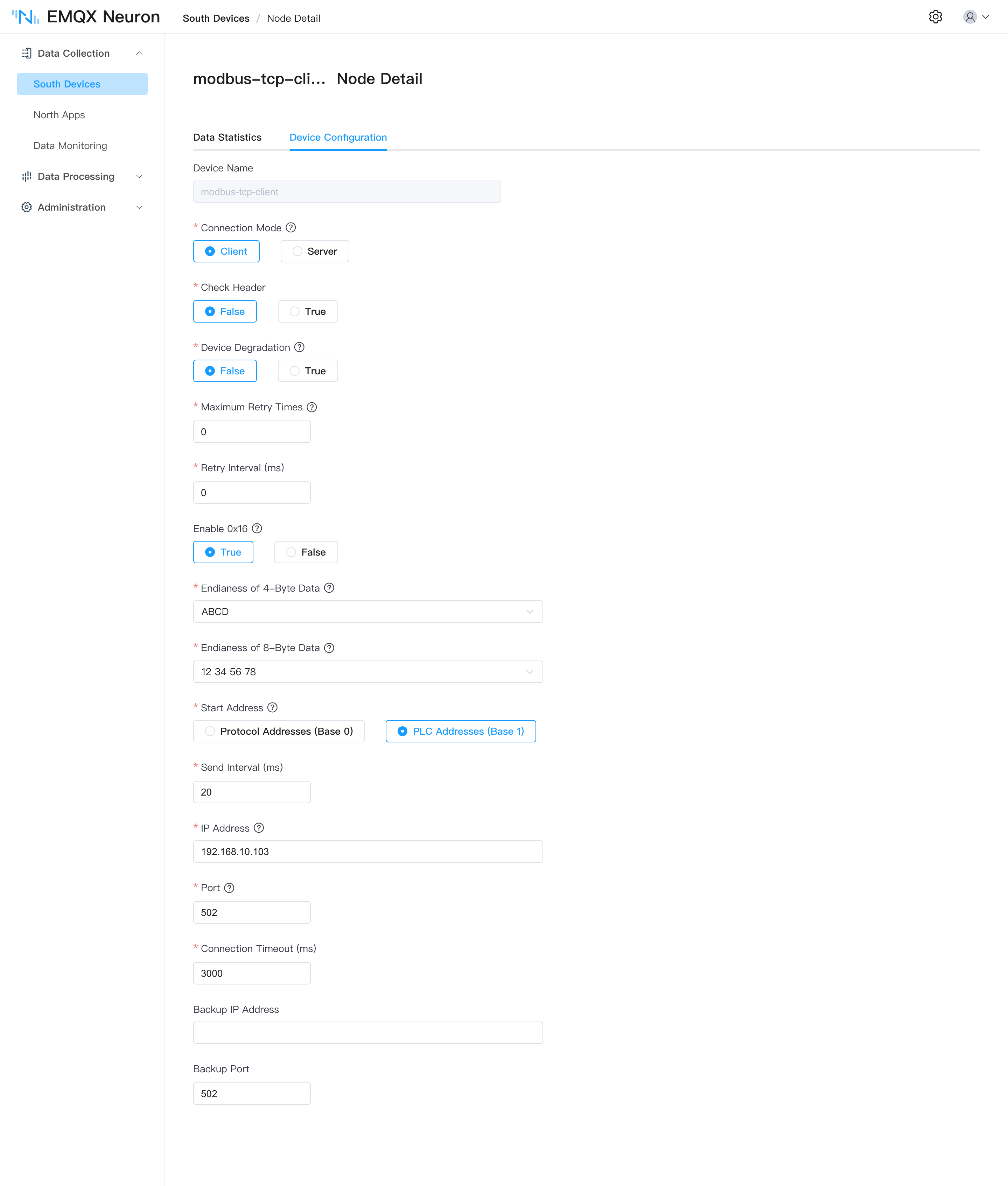 neuron-tcp-client-config