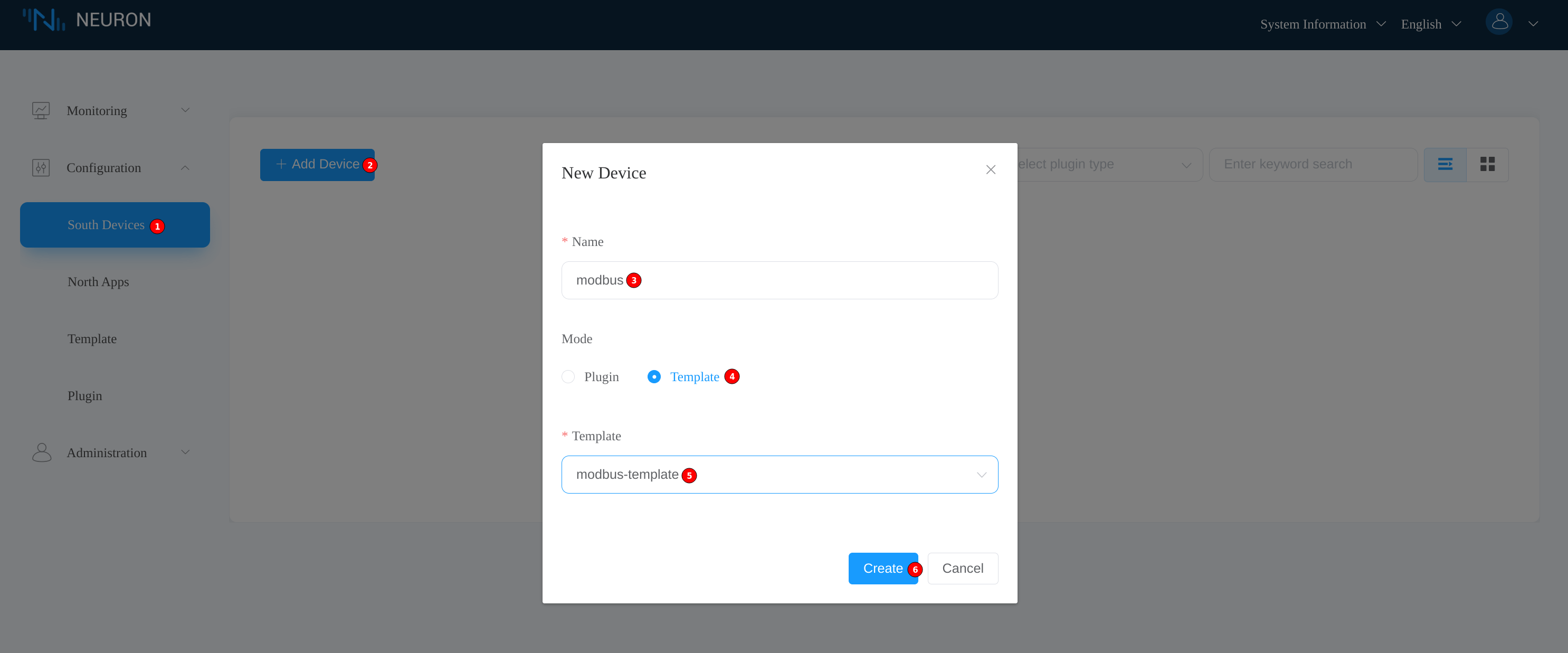 Template instantiation