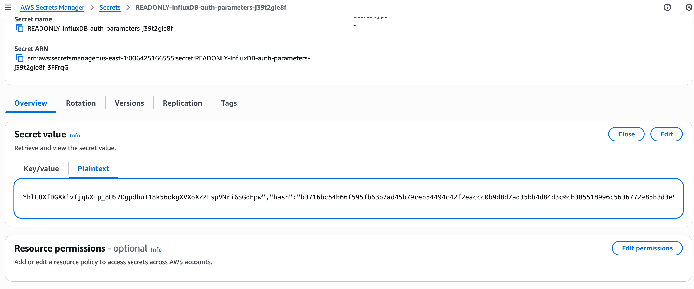 timestream_secret_value