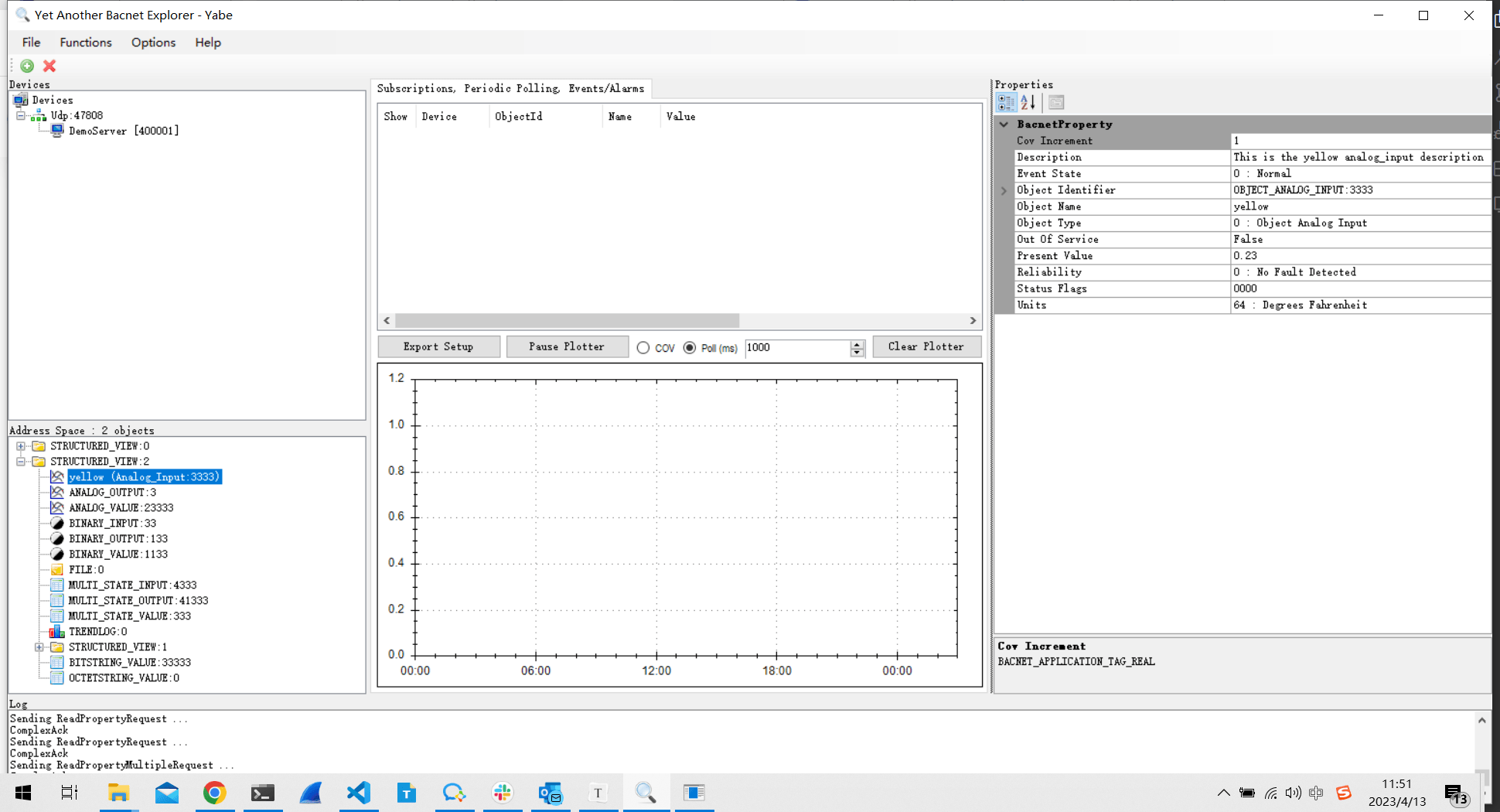yabe-demoserver-object-properties-show