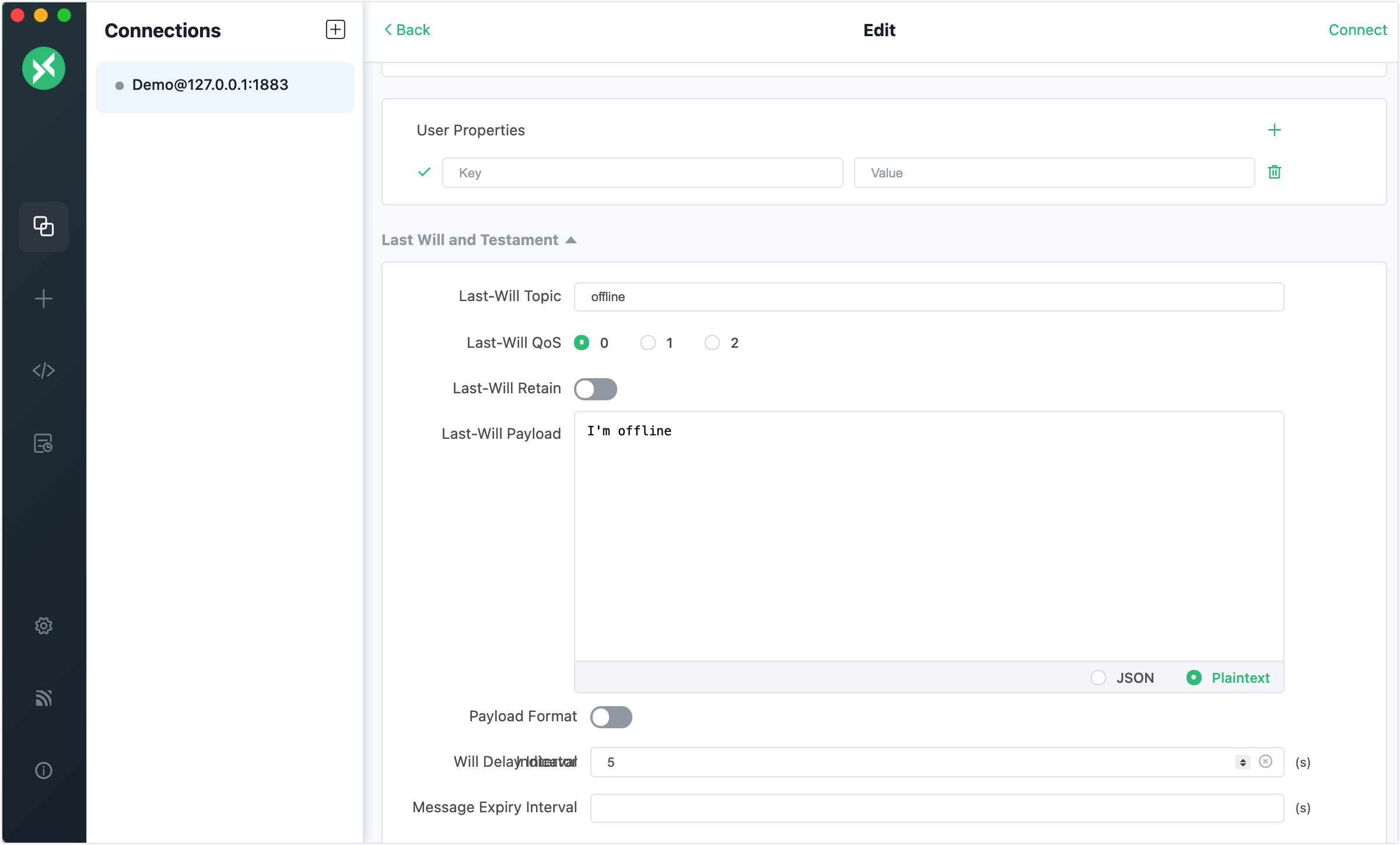 Will Message | EMQX Enterprise 5.0 Documentation